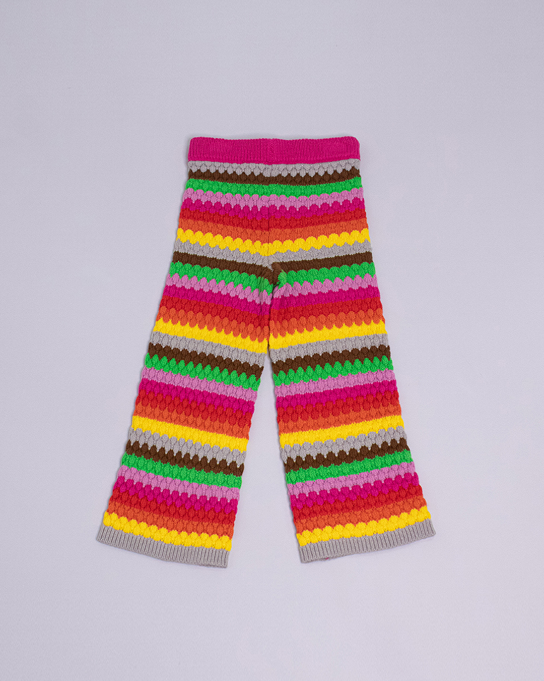 Pantalón crochet multicolor